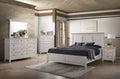 Intercon San Mateo King Size 4 Piece Panel Bedroom Set Rustic White Finish