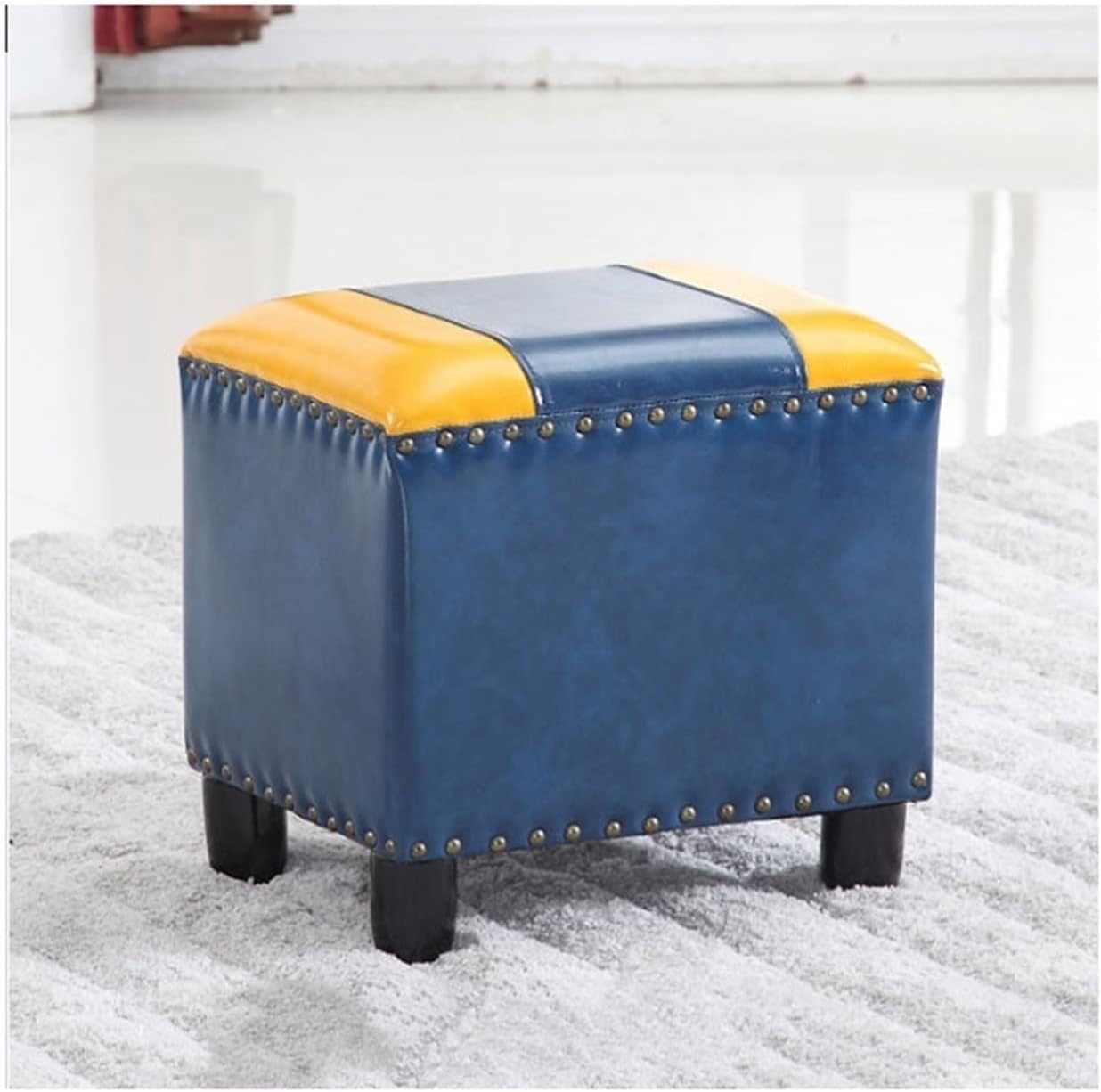 BTZHY Vanity Chair,Vanity Benches, Leather Footstools, Piano Stool, Makeup Seat, Dressing Stools, Women Bedroom Dressing Stools