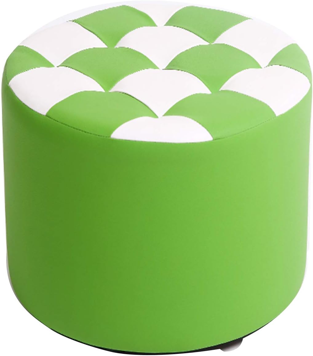 BTZHY Vanity Chair,Makeup Dressing Stool,Round Upholstered Footstool,Shoe Bench Vanity Stool Cushioned Chair Piano Seat n Functional Stool Sofa Stool