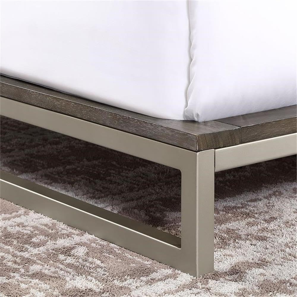Steve Silver Broomfield Walnut King Engineered Wood 6-Piece Bedroom Set