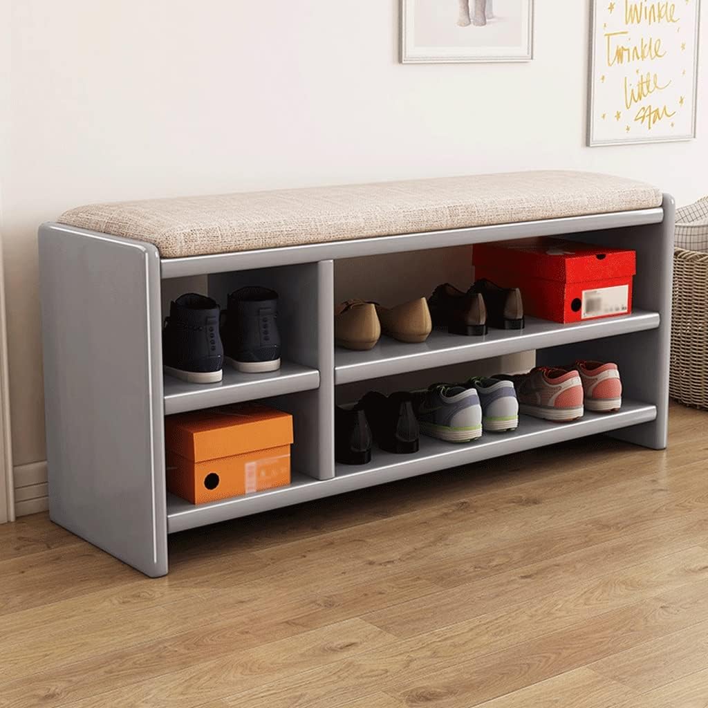 Double Layer Shoe Rack Bench for Entryway Stylish Home Porch Shoe Changing Stool Perfect for Living Room Corridor & Corner Versatile Sofa Stool for Shoes Storage