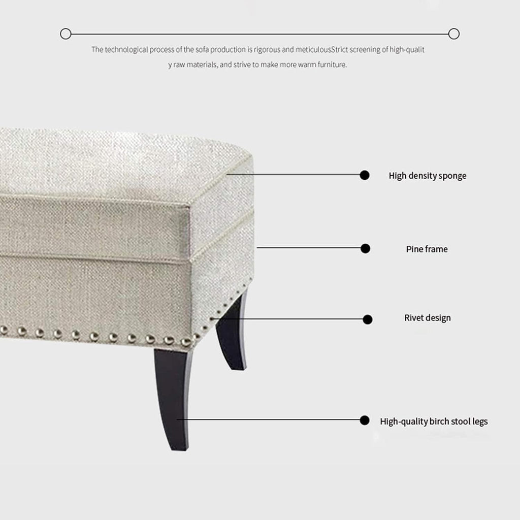 BTZHY Vanity Chair,Entryway Storage Bench PU Storage Foot Stool Shoe Bench Storage Ottomans Bed End Stool Makeup Stool Storage Stool