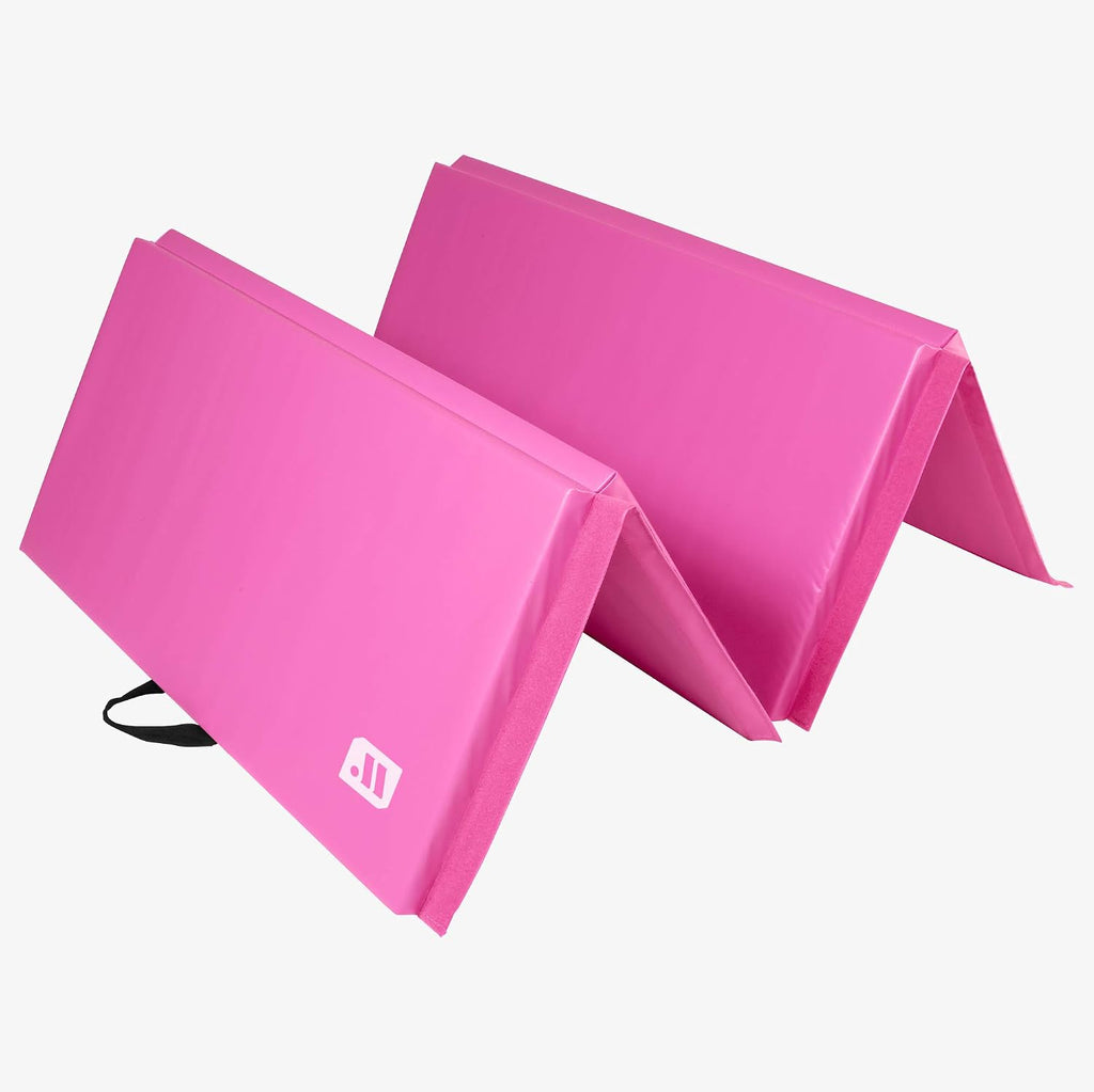 We Sell Mats - 4 ft x 8 ft x 2 in Premium Personal Fitness & Exercise Mat for Home Workout - Lightweight and Folds for Carrying – All Purpose Home Gym Mat – Thick Mat for Yoga, Pilates, Stretches