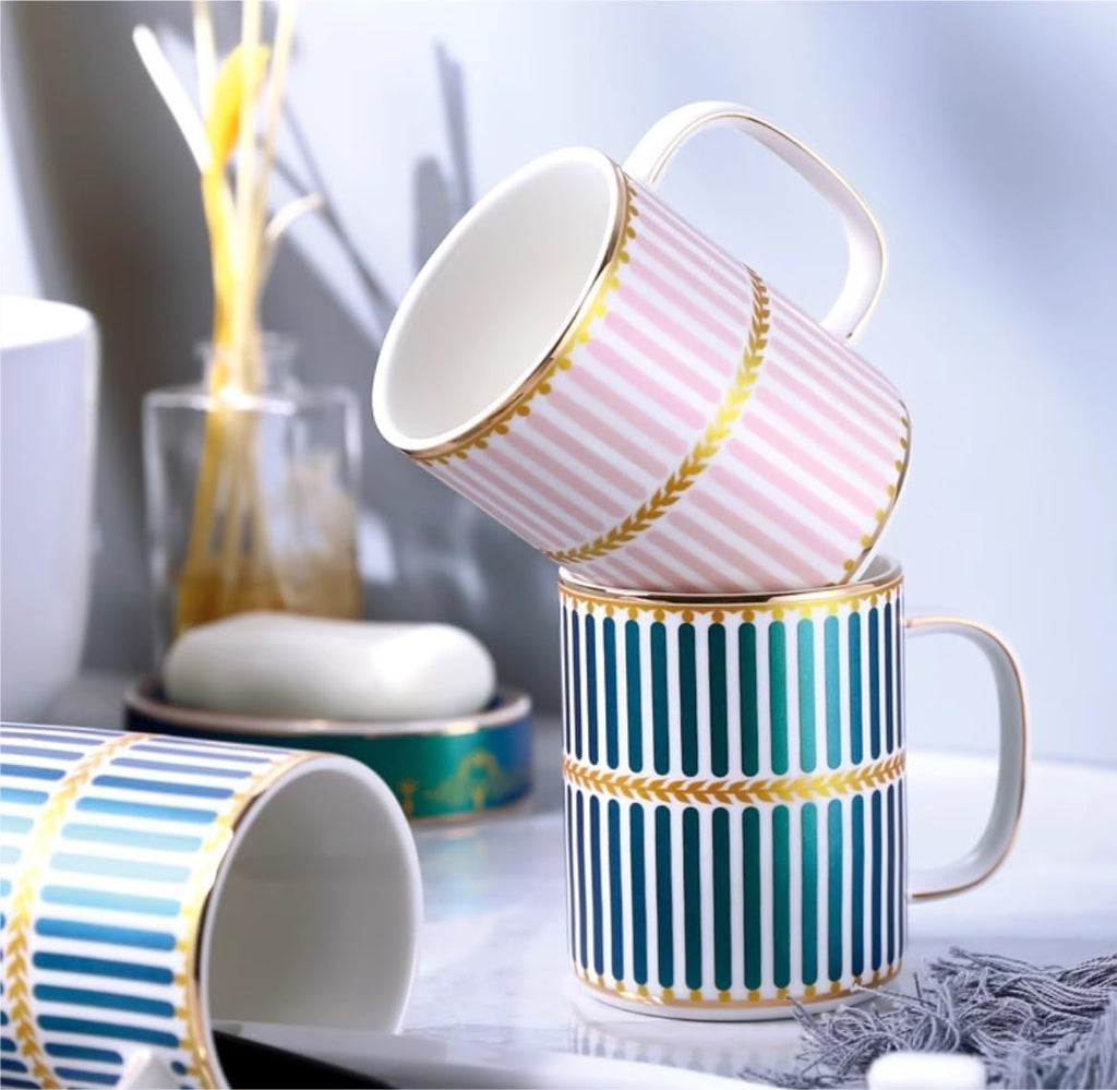 Bathroom Accessory Set Ceramic Bathroom Accessories Set Bath Accessory Complete Set Decor 5 Piece Set Bathroom Decor(Pink)