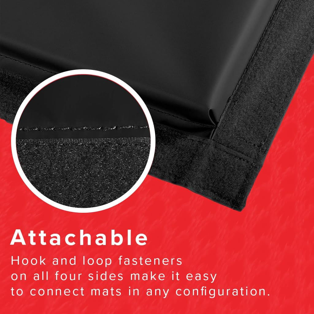 We Sell Mats - 4 ft x 8 ft x 2 in Premium Personal Fitness & Exercise Mat for Home Workout - Lightweight and Folds for Carrying – All Purpose Home Gym Mat – Thick Mat for Yoga, Pilates, Stretches