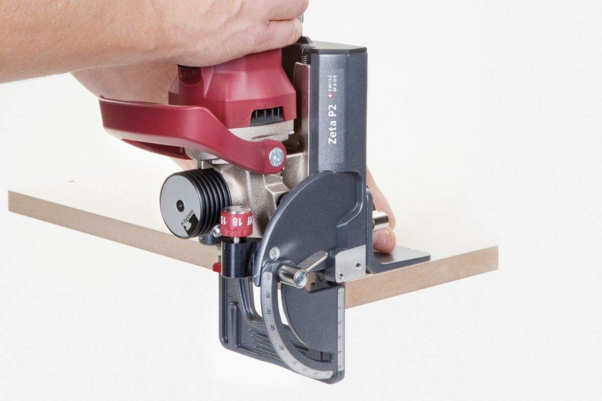 Lamello 101402DS Zeta P2 Biscuit Joiner with Diamond Cutter, Drill Jig & Systainer Case