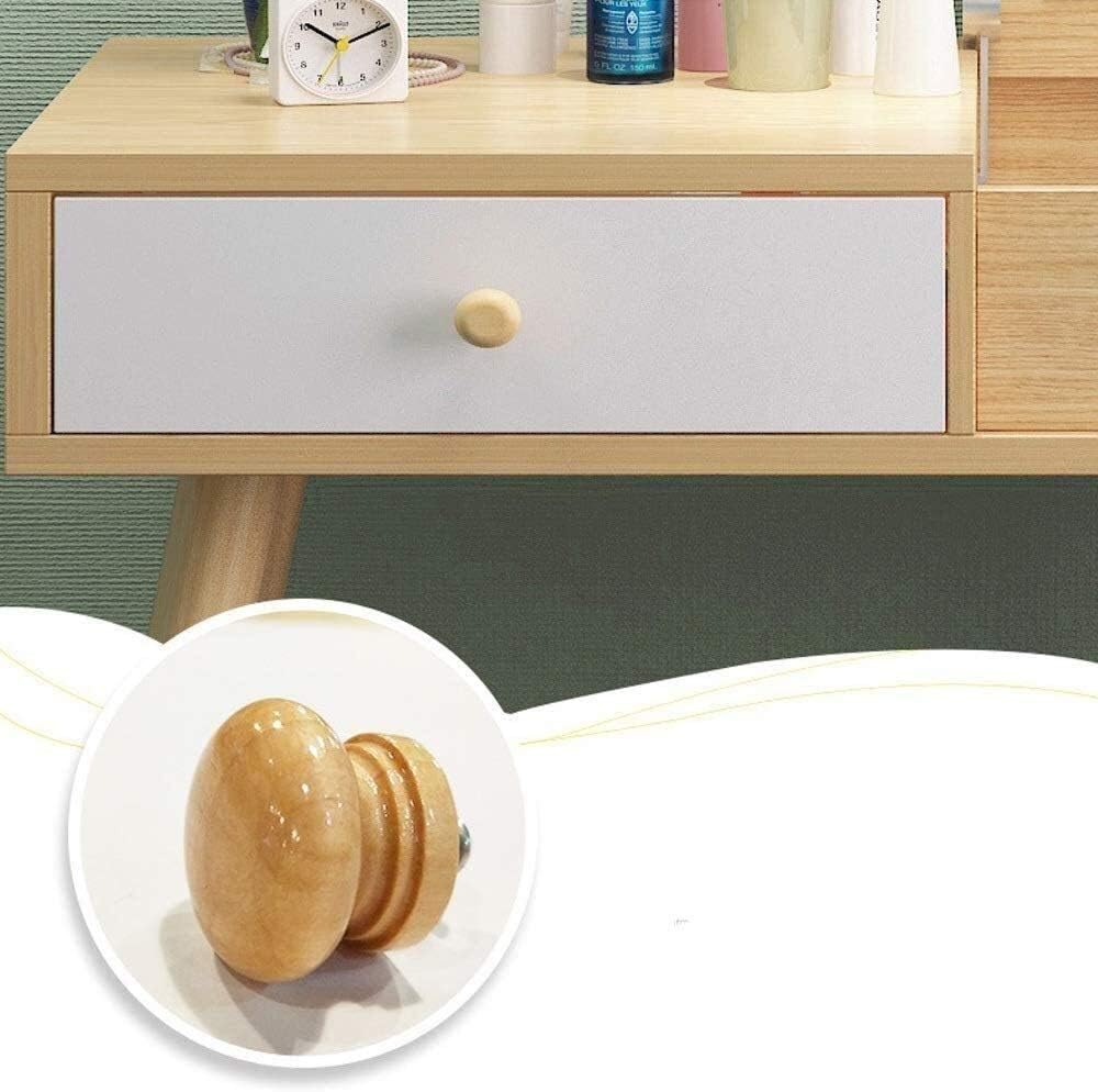 Vanity Sets with Bench and Mirror, Makeup Vanity Table Set Simple Modern Dressing Table Computer Desk Mini Modern Makeup Cabinet (Color : Blue) (Wood)