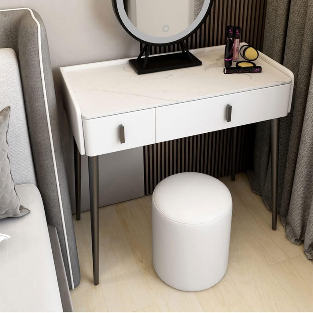 Vanity Benches Dresser Set Bedroom Storage Cabinet Makeup Table with Mirror Dressing Table Simple Vanity Table (Color : A)