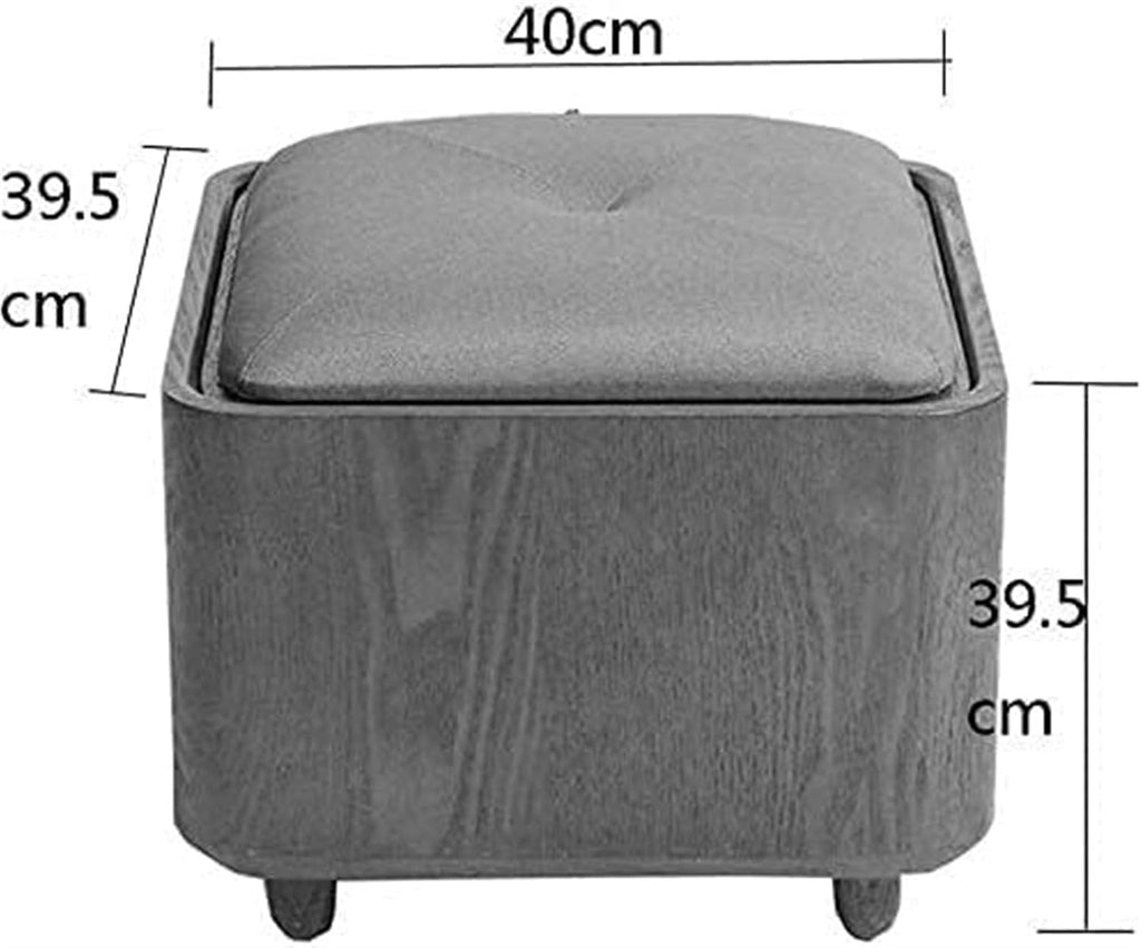 BTZHY Vanity Chair,Ottomans Stools Foot Stool Ottoman Footrest Storage Benches Shoe Storage Bench Footstools Black Locker Storage Sundries Storage Stool Box Osman Pouffe Makeup Chair Sofa
