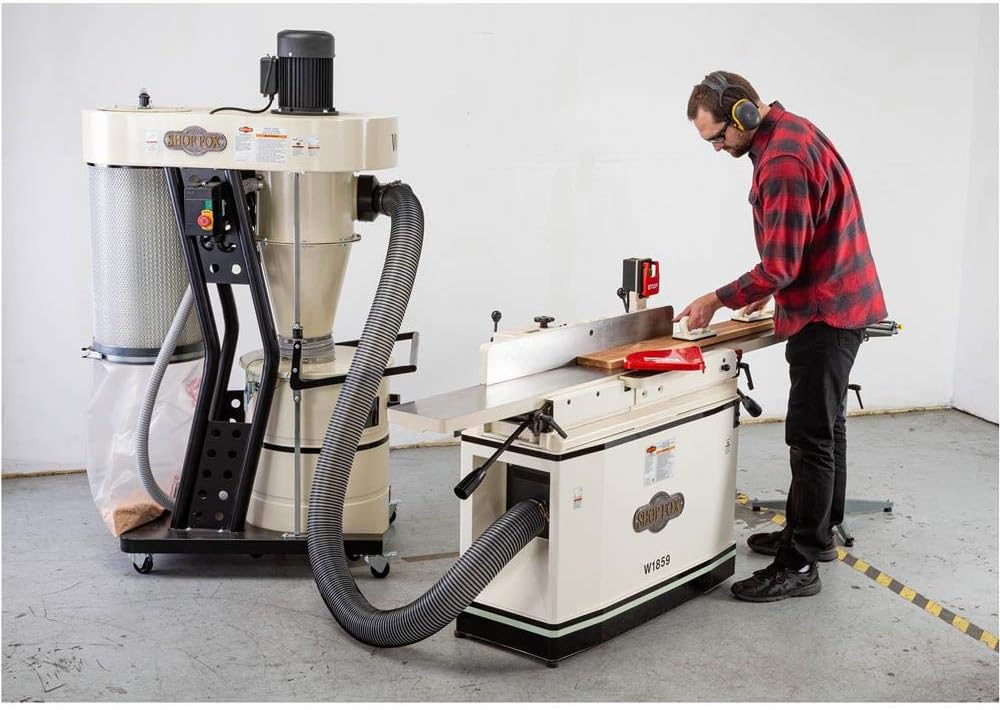 Shop Fox W1859 8' x 76' Parallelogram Jointer with Mobile Base