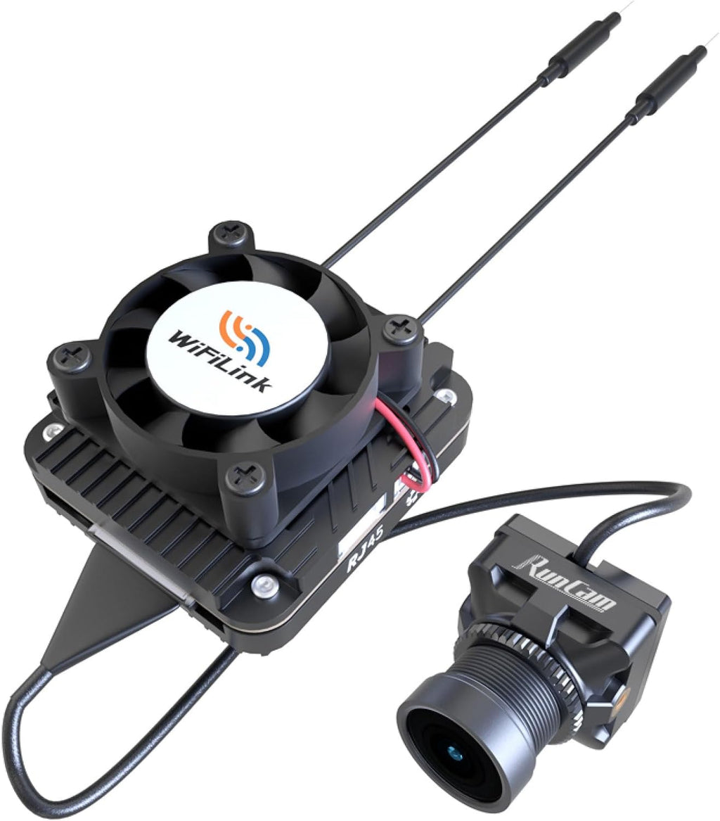 RunCam WiFiLink2 Digital 1080P60FPS HD FPV Camera System with Micro FPV Camera & VTX Transmitter Module for FPV Monitor on Mobile Devices Fixed Wing RC Car RC Hobbies（Based On OpenIPC）