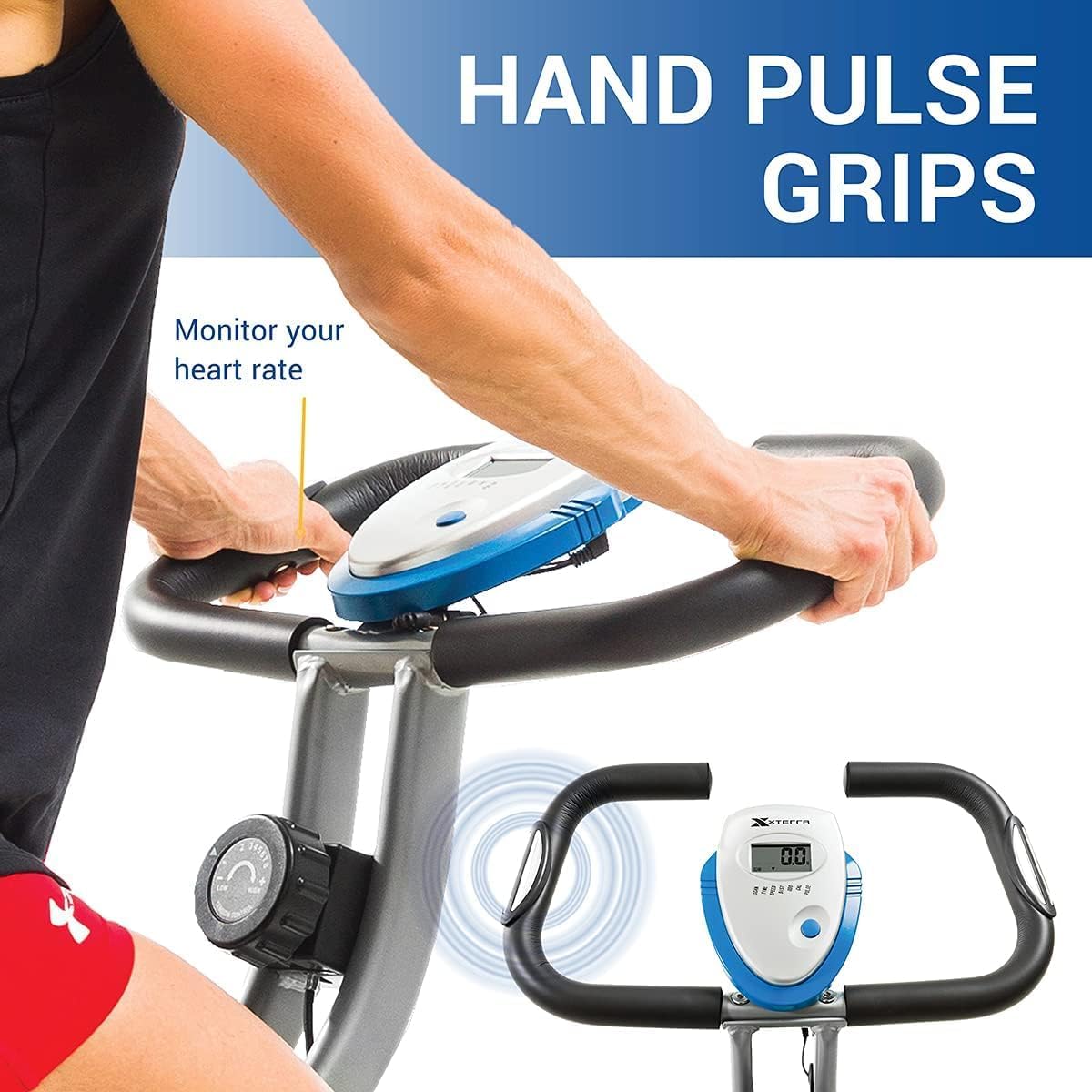 Folding Exercise Bike, 225 LB Weight Capacity