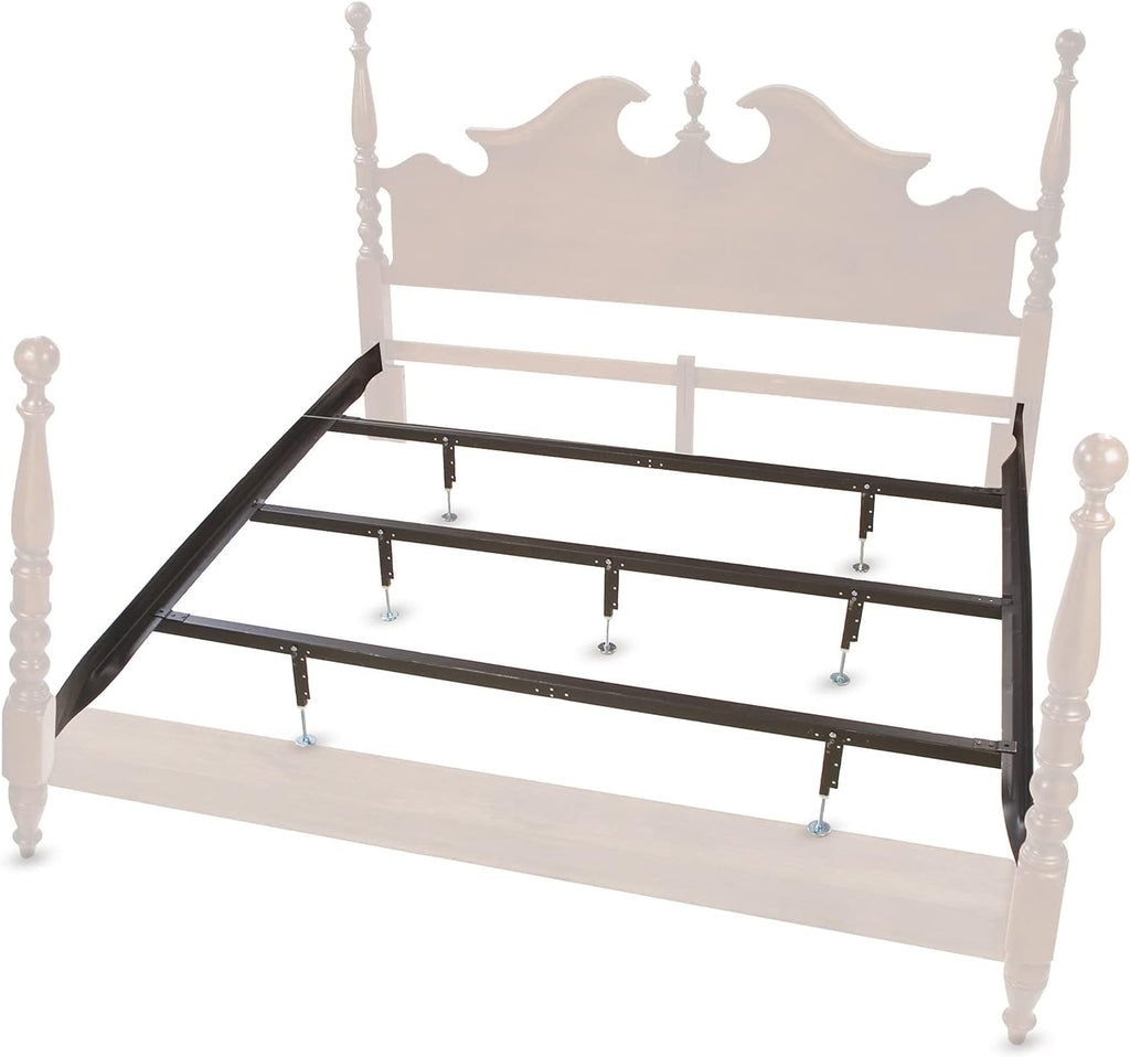 Glideaway Premium Heavy Duty Bed Frame 9-Leg w/ Center Support for Box Spring and Mattress Sets, USA Made, Queen Size