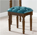BTZHY Vanity Chair,Leather Vanity Benches Footstools, Piano Stool, Makeup Seat, Garden Stools, Dressing Stools, Living Room and Bedroom Desk Stools