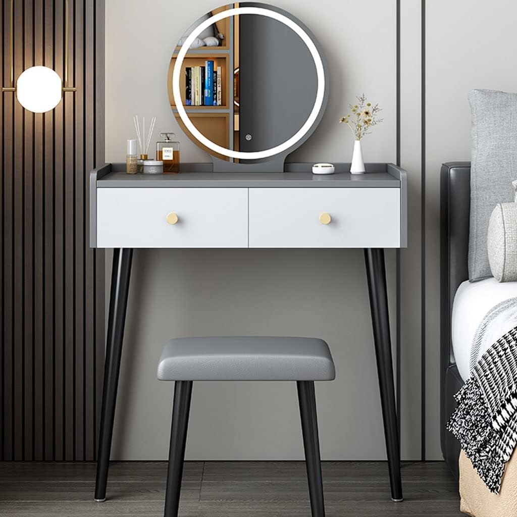 Vanity Benches Vanity Table Set Dresser with Drawers Bedroom Modern Dresser Ladies Fashion Makeup Table Dresser Storage Cabinet (Color : A)