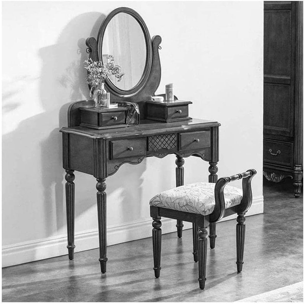 BTZHY Vanity Chair,Leather Vanity Benches Footstools, Backrest Piano Stool, Makeup Seat, Garden Stools, Dressing Stools, Living Room and Bedroom Desk Stools