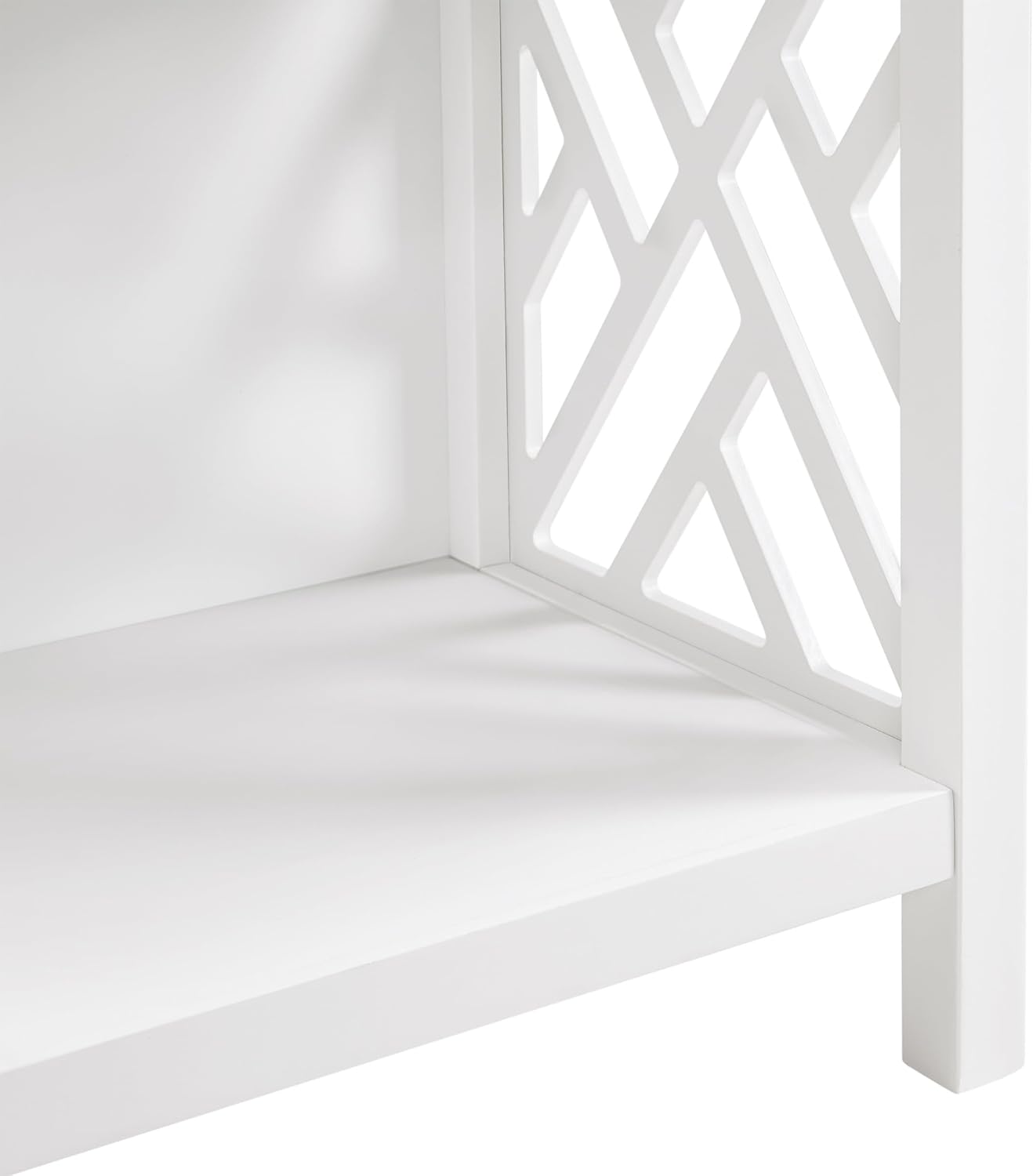 Coventry Bench with Cushion - Pine Wood Bench for Entryway or Bathroom Storage - Use as Shoe Rack, Vanity Chair and More (White)