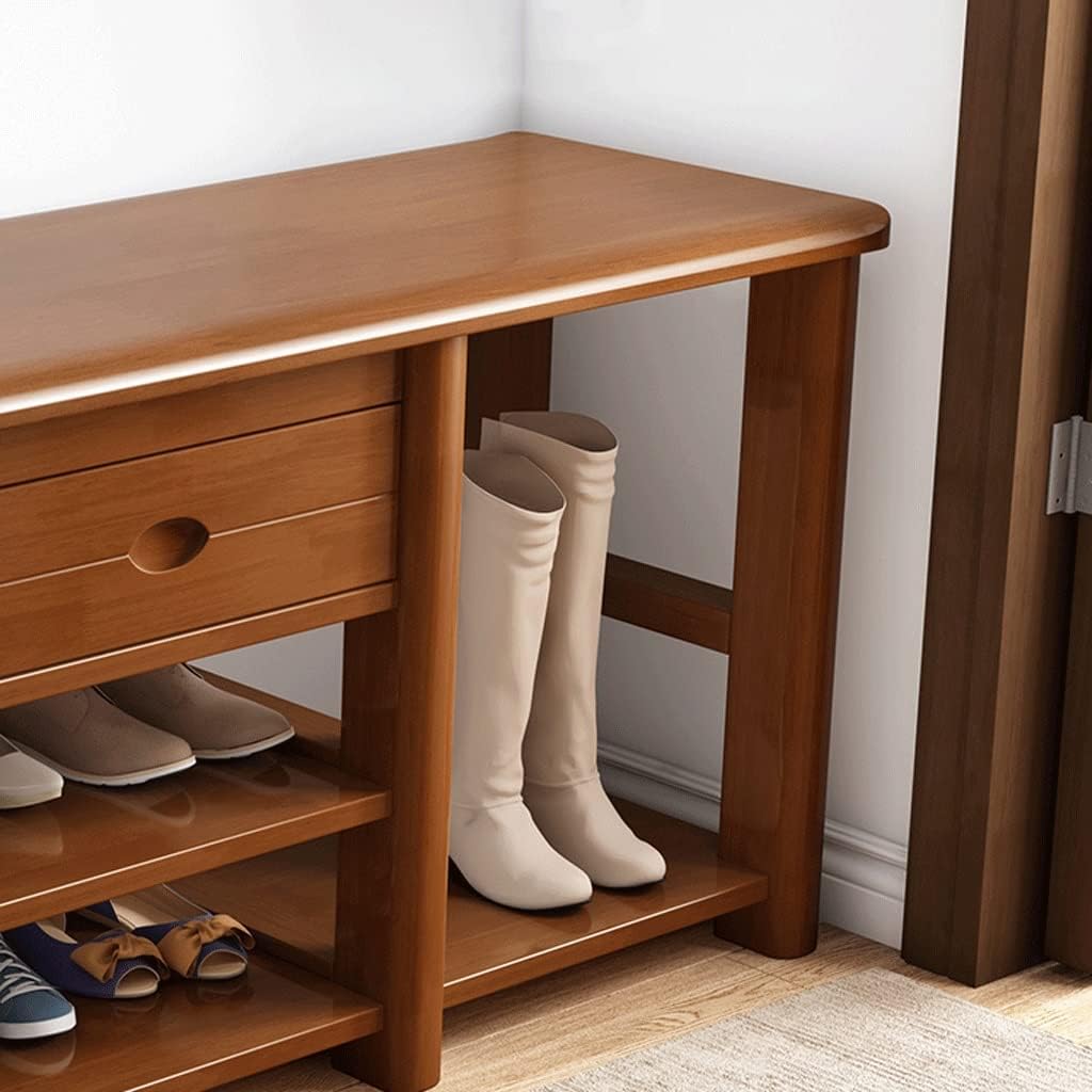 Stylish Shoe Rack Bench with Storage Drawer Versatile Entryway Stool for Living Room Porch Corner Corridor Perfect for nizing Shoes and Enhancing Home Decor