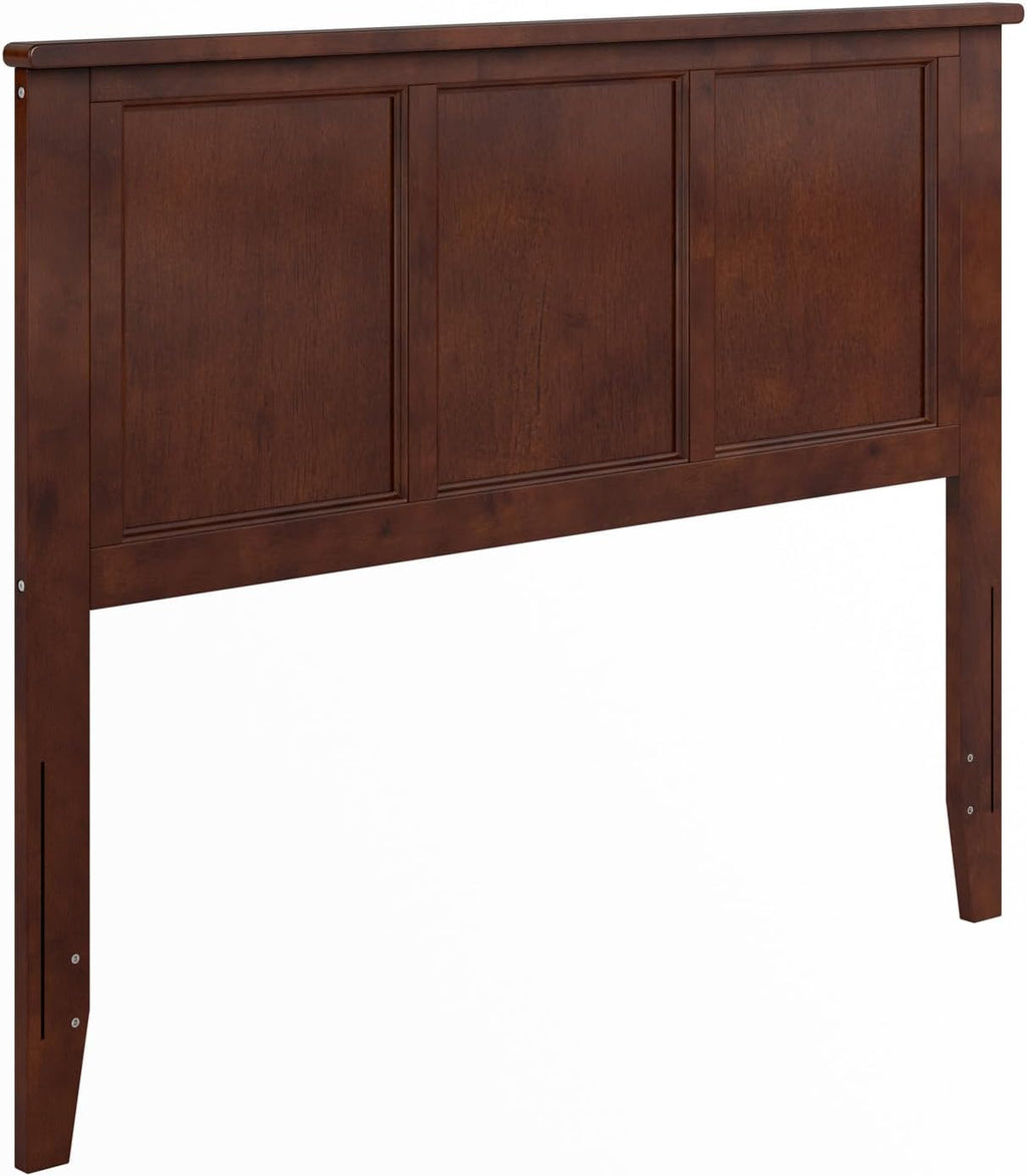 AFI, Madison Full Solid Wood Panel Headboard, Walnut