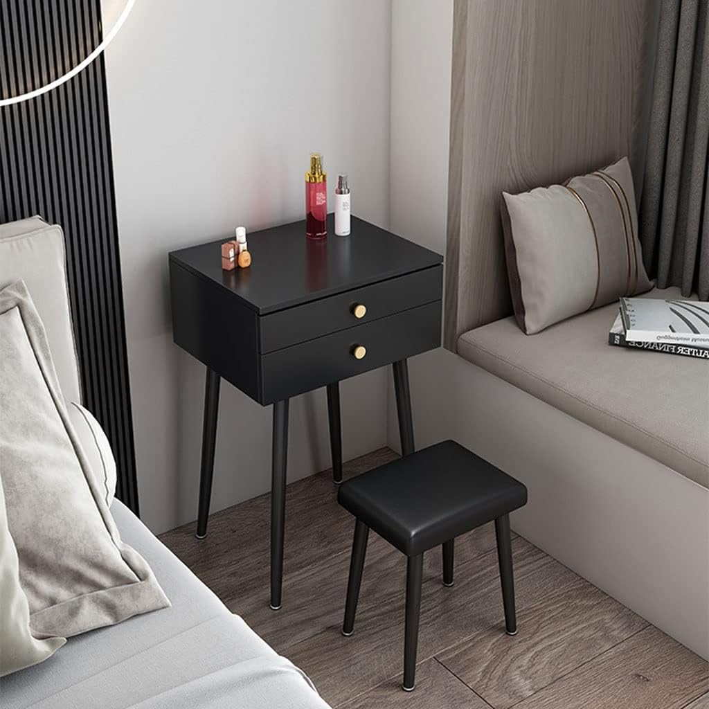 Vanity Benches Vanity Table Set Flip Dresser Modern Minimalist Small Dresser for Bedroom Ladies Fashion Dresser Dresser with Drawers (Color : A, Size : L50cm)