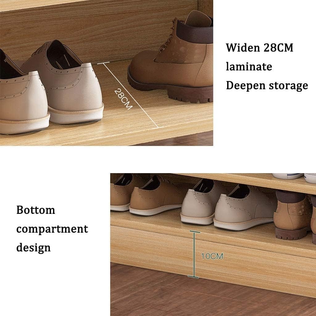 Shoe Storage Bench Entryway End of Bed Rack with Seat Porch Corner, Small Changing Stool (Size:43 * 30 * 45Cm)