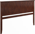 AFI, Nantucket King Solid Wood Panel Headboard, Walnut