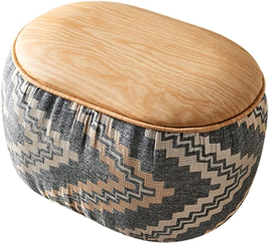 Footstool Entrance Shoe Bench Modern Oval Small Bench Makeup Vanity Stool for Living Room, Bedroom,Hallway Creative Stool Lounge
