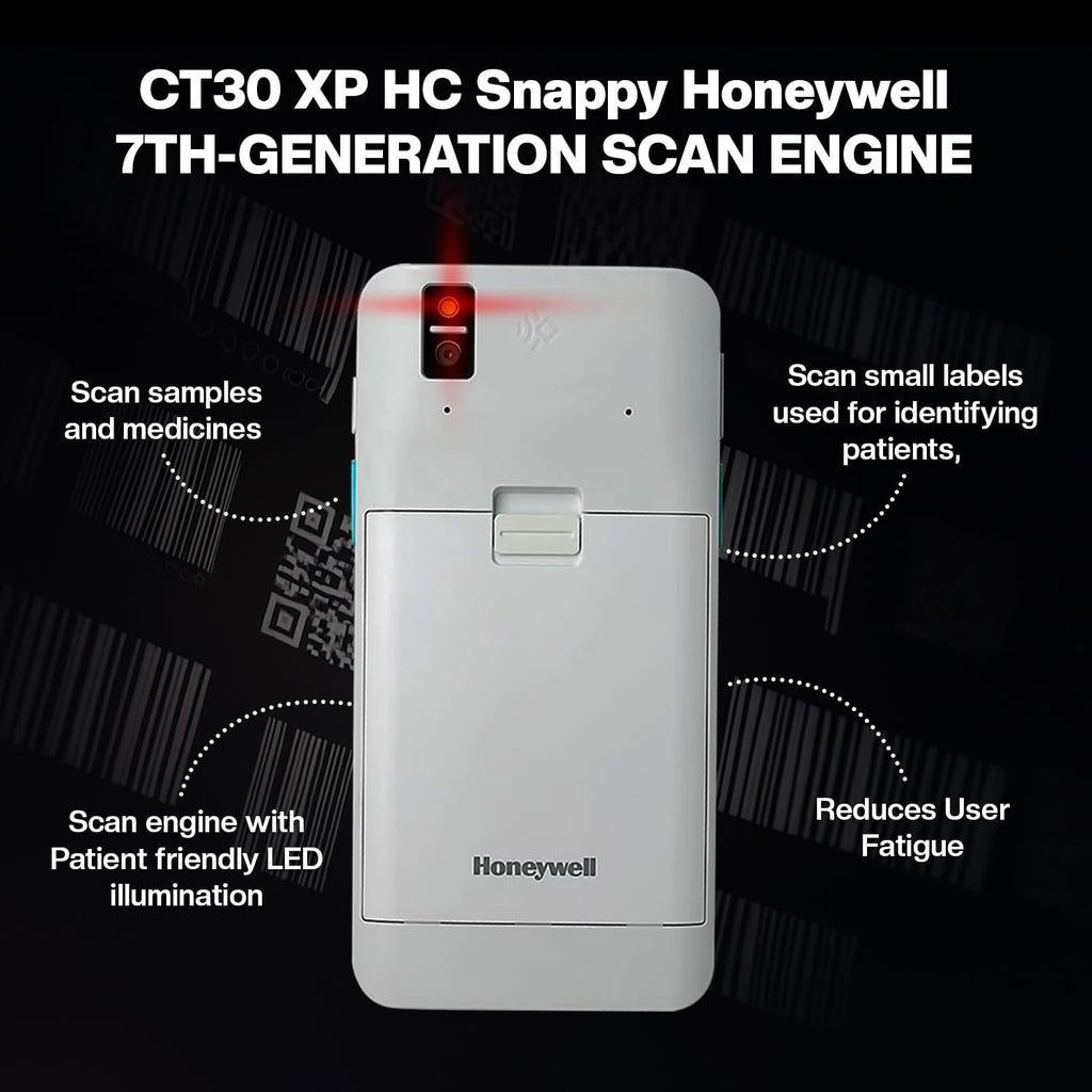 Honeywell CT30XP CT30XP-X0N Rugged PDA Handheld Mobile Computer, Android Scanner with 5.5″ Touchscreen, Wi-Fi 6, Portable Inventory Scanner for Retail, Healthcare, Passport & Ticket scanning