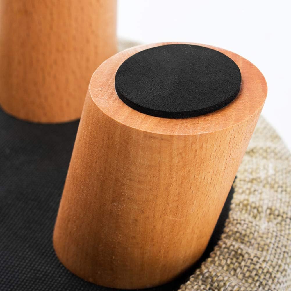 BTZHY Vanity Chair,Makeup Stool Solid Wood Linen Pouffe Footstool Foot Rest Ottoman,Padded Puff Seat Foot Rest Chair Home Office-a 28x28x26cm