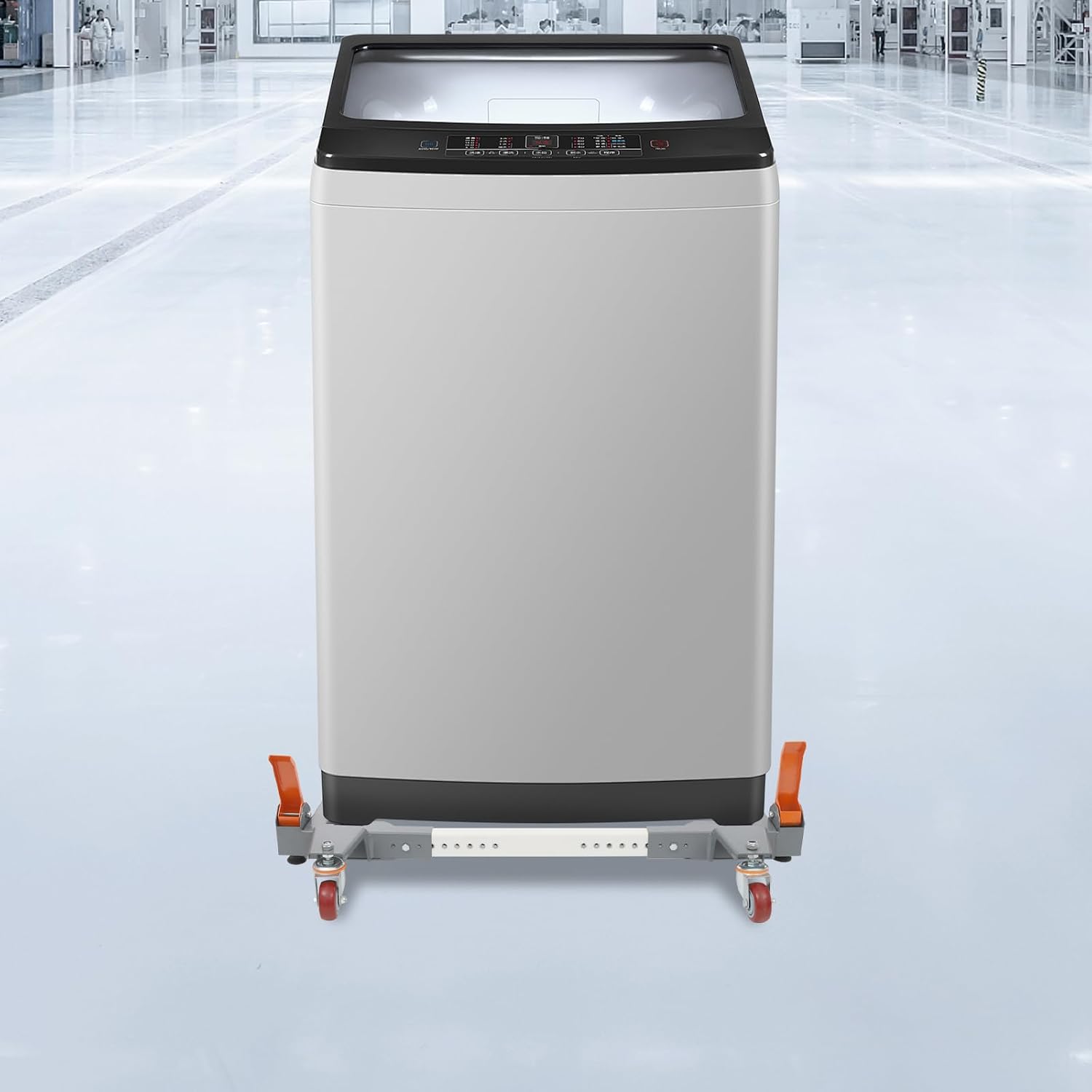 Mobile Base,Industrial Strength Universal Rolling Mobile Base,Rolling Kit for Warehousing Furniture Factories Shop Equipment,Adjustable Max Size 28 * 33.5inch,1500lbs,3'Casters + 2 Positioning
