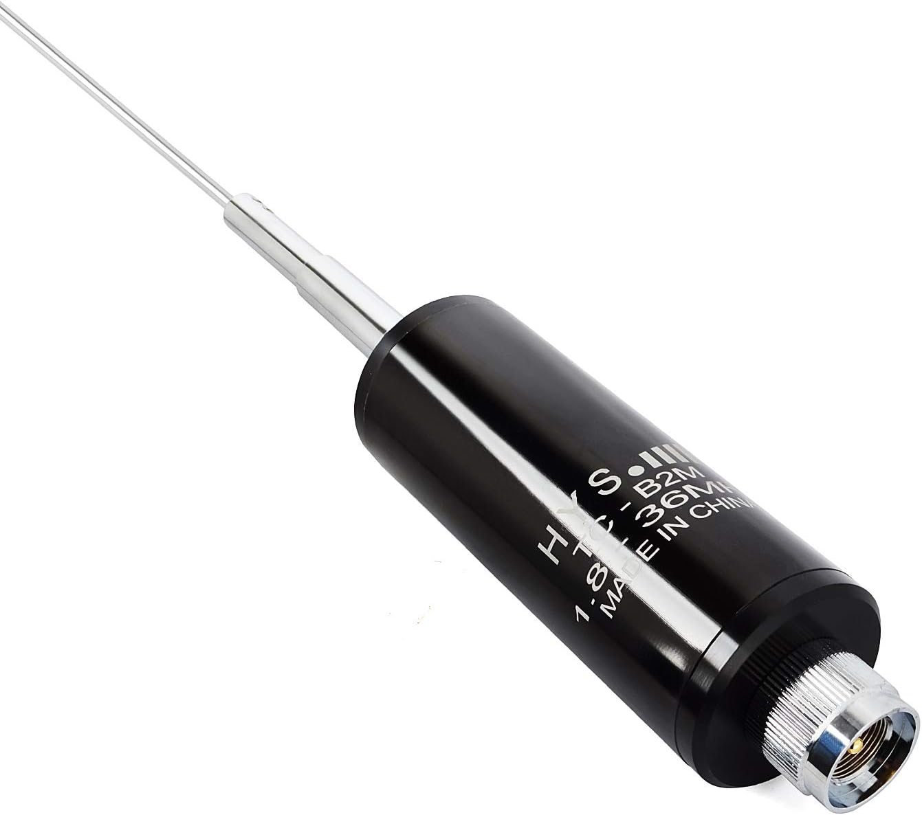 TC-B2M 1.8-36Mhz (160meter to 8meter) 50.7inch 120W Stainless Steel CB Mobile Base Antenna with PL259(UHF-Male) Connector for Yaesu Motorola Midland Icom Ham Mobile Radio Transceiver