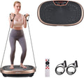 EILISON FitMaxx 3D XL Vibration Plate Exercise Machine - Whole Body Workout Vibration Platform w/Loop Bands - Lymphatic Drainage Machine for Weight Loss, Shaping, Recovery