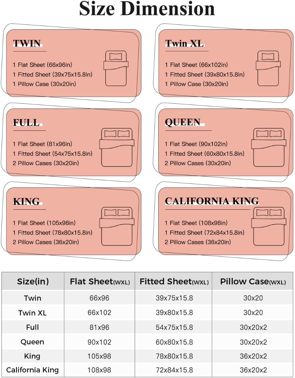 Green Aqua Coastal Cal King Sheet Set 4 Piece Bedding - Nautical Jellyfish Seashells Starfish Breathable Comfy Cooling Bed Sheets & Pillowcase Sets,Hotel Luxury Flat Sheets Deep Pockets Fitted Sheet