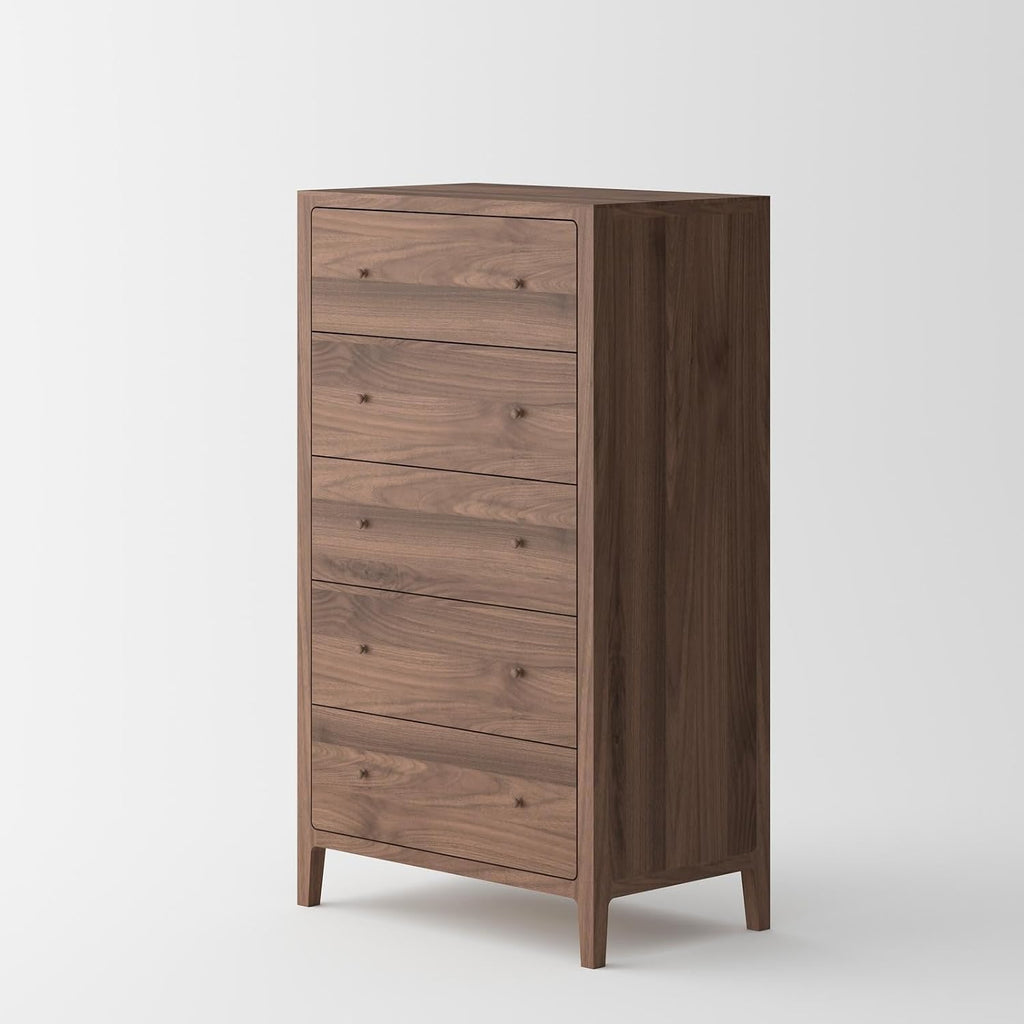 Mid Century Isabella Bedroom Set - Solid Black Walnut