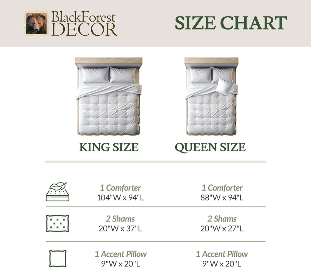 BLACK FOREST DECOR Canyon Shadows King Bed Set - Woven Chenille, Southwestern Comforter Set, Includes Comforter, Shams, and Neckroll