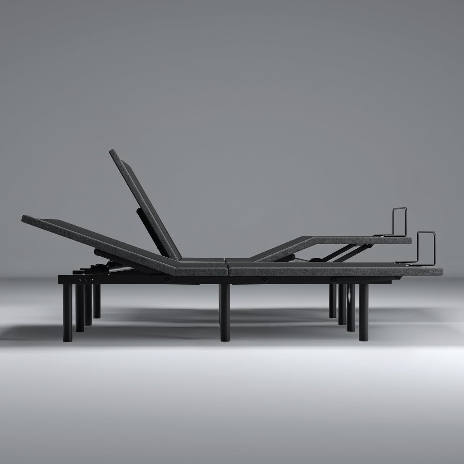 iDealBed 2i Custom Adjustable Bed Base - Advanced Head & Foot Elevation, Wireless Remote with Memory, Zero Clearance, Easy Setup (Split King)