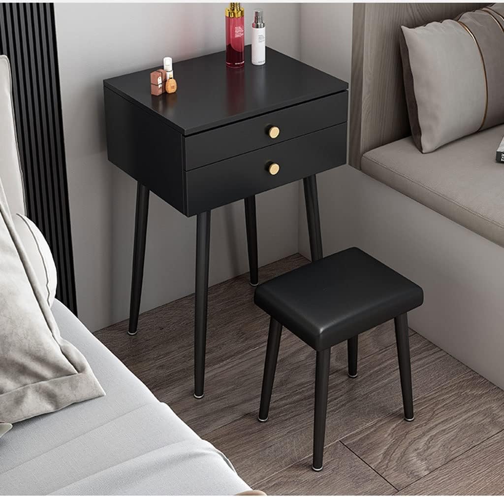 Vanity Benches Vanity Table Set Flip Dresser Modern Minimalist Small Dresser for Bedroom Ladies Fashion Dresser Dresser with Drawers (Color : A, Size : L40cm)