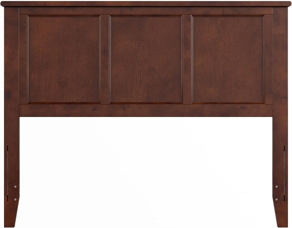 AFI, Madison Full Solid Wood Panel Headboard, Walnut