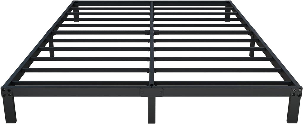 YUSENHEEI 8 Inch King Size Bed Frame, Heavy Duty Metal Platform Bed Frame No Box Spring Needed, Noise Free, Easy Assembly, Black