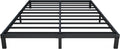 YUSENHEEI 8 Inch King Size Bed Frame, Heavy Duty Metal Platform Bed Frame No Box Spring Needed, Noise Free, Easy Assembly, Black