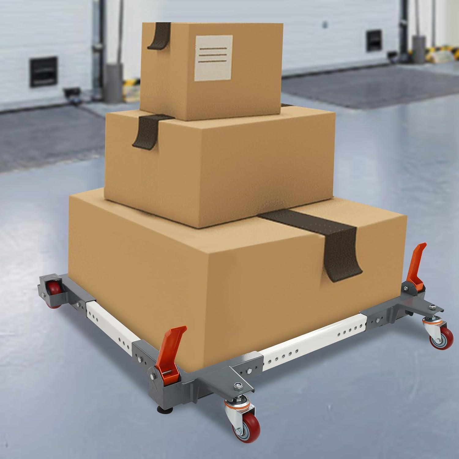 Mobile Base, 1500lbs Mobile Base Kit, Duty Universal Mobile Base w/Wheels & Adjustable Foot Pads for Woodworking Equipment, Bandsaw, Power Tools, Machines, Moving