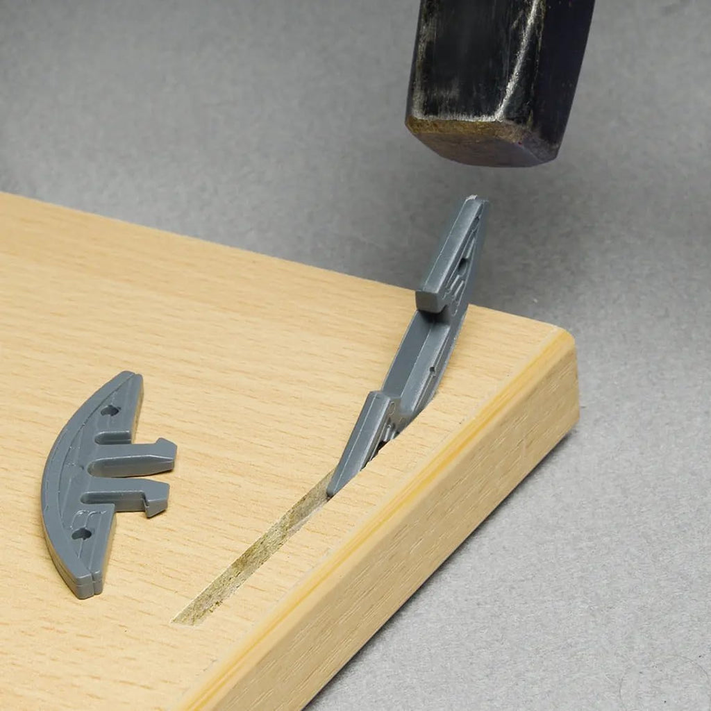 KNAPP Fast Biscuit Connector - Quick & Secure Wood Joiner for Effortless, Invisible Joints - Self-Tightening & Durable - 100 Pairs