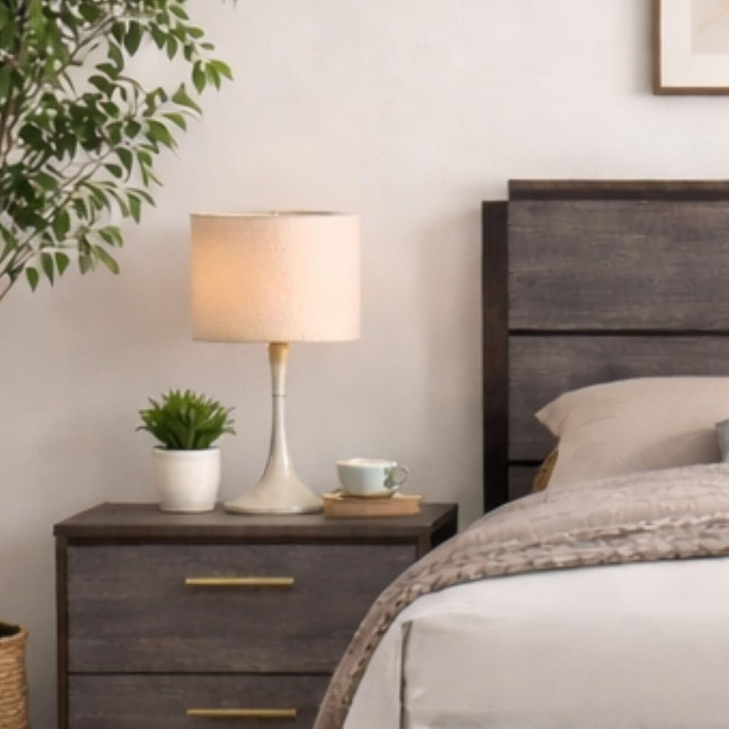 Kings Brand Furniture 3-Piece Antique Grey Bedroom Set – King Size Wood Bed Frame with 2 Nightstands