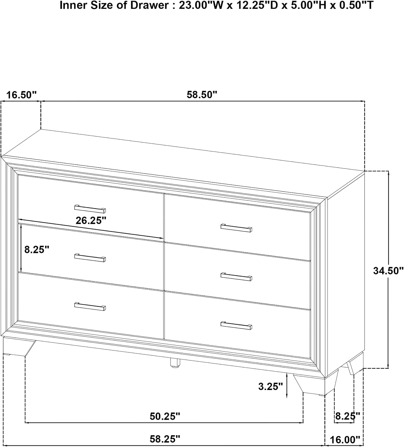 Coaster Home Furnishings Wright Transitional 4-Piece Bedroom Set Fabric Upholstered Eastern King Size Panel Bed Frame 52-inch Headboard Brown Oak 223341KE-S4