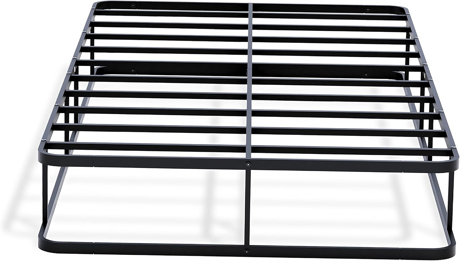 East West Furniture Dothan Traditional Metal Twin Bed Frame in Black