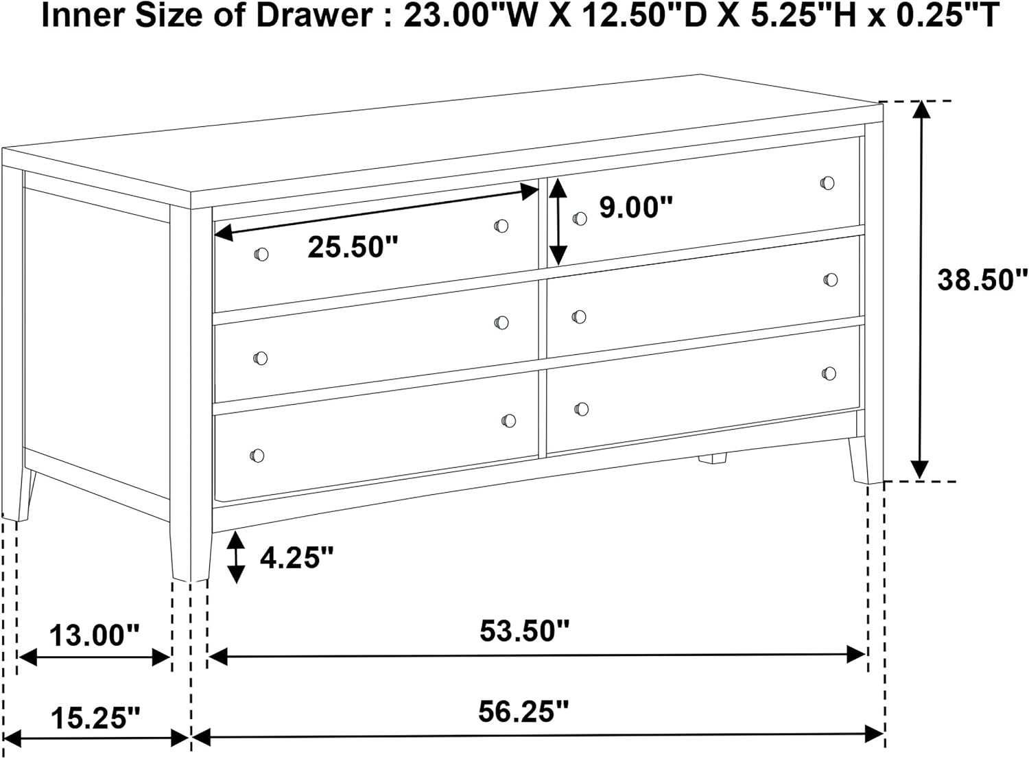 Coaster Home Furnishings Wilkes Transitional 4-Piece Bedroom Set Fabric Upholstered Eastern King Size Panel Bed Frame 51-inch Headboard Dark Cocoa 224421KE-S4