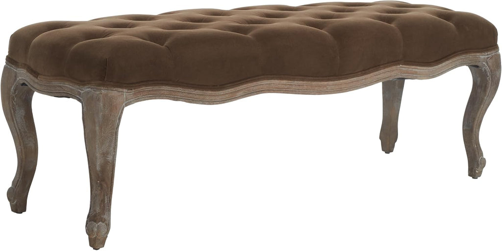 Safavieh Mercer Collection Randy Beige Linen Bench