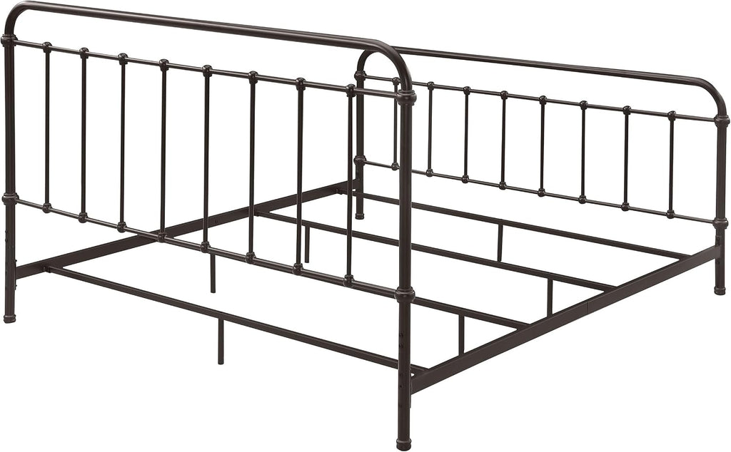Coaster Home Furnishings Livingston Transitional Wood Eastern King Size Open Frame Bed Frame 52-inch Headboard Dark Bronze 300399KE