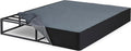 Signature Design by Ashley 10' Mattress Box Spring with Metal Foundation, Sturdy and Durable, Ready to Assemble, Parts and Tools Included, King, Removable Black Fabric Cover