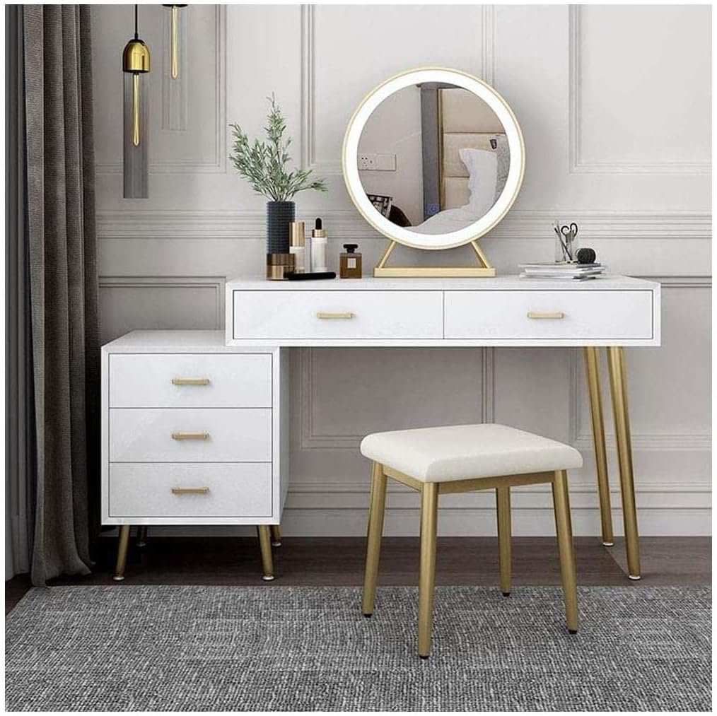 BTZHY Vanity Chair,Dining Desk Stools, Leather Footstools, Vanity Benches, Piano Stool, Women Makeup Seat, Dressing Stools